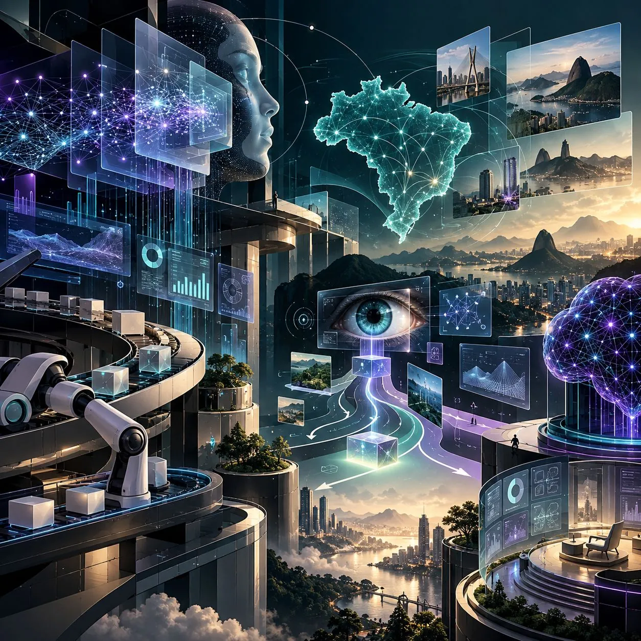 Inteligência Artificial conectando empresas e cidades brasileiras